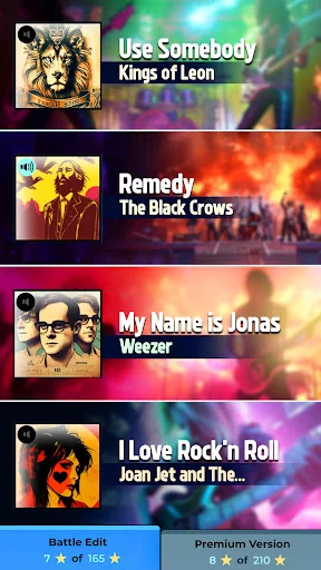 Guitar Band: Rock Battle ڈاؤن لوڈ کریں – بہترین میوزک ردم گیم - Screenshot 4