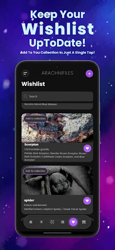 Arachnifiles ڈاؤن لوڈ کریں – مکڑیوں کے لیے بہترین پیٹ ٹریکر - Screenshot 6