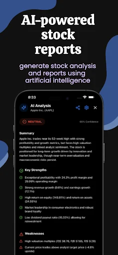AI Stock Screener Analysis ڈاؤن لوڈ کریں – جدید اسٹاک مارکیٹ تجزیہ - Screenshot 4