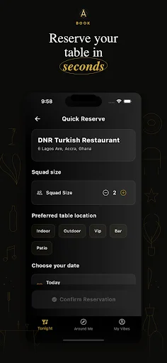 Accraaa ڈاؤن لوڈ کریں – گھانا کی نائٹ لائف اور ڈائننگ گائیڈ - Screenshot 4