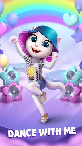 My Talking Angela ڈاؤن لوڈ کریں – بہترین ورچوئل پالتو گیم - Screenshot 1