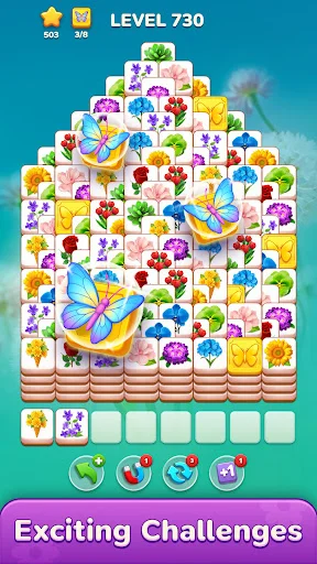 Blossom Master ڈاؤن لوڈ کریں – پھولوں کا بہترین ٹائل میچنگ گیم - Screenshot 2