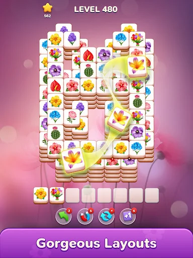 Blossom Master ڈاؤن لوڈ کریں – پھولوں کا بہترین ٹائل میچنگ گیم - Screenshot 11