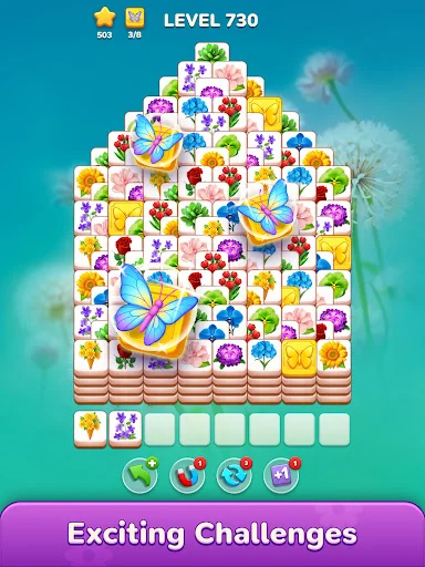 Blossom Master ڈاؤن لوڈ کریں – پھولوں کا بہترین ٹائل میچنگ گیم - Screenshot 18