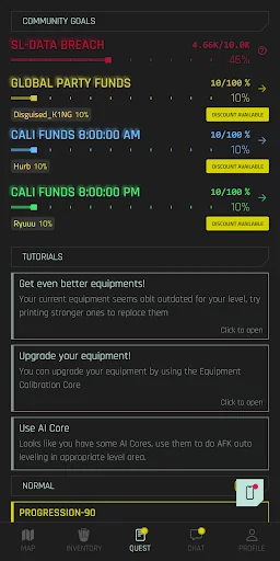 CyberCode Online ڈاؤن لوڈ کریں – بہترین ٹیکسٹ آر پی جی گیم - Screenshot 7