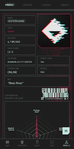 CyberCode Online ڈاؤن لوڈ کریں – بہترین ٹیکسٹ آر پی جی گیم - Screenshot 3