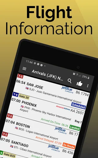 Baltimore Airport BWI ڈاؤن لوڈ کریں – پروازوں کی معلومات حاصل کریں - Screenshot 7