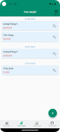 Thu Chi ڈاؤن لوڈ کریں – روزانہ آمدنی اور اخراجات کا بہترین ٹریکر - Screenshot 4