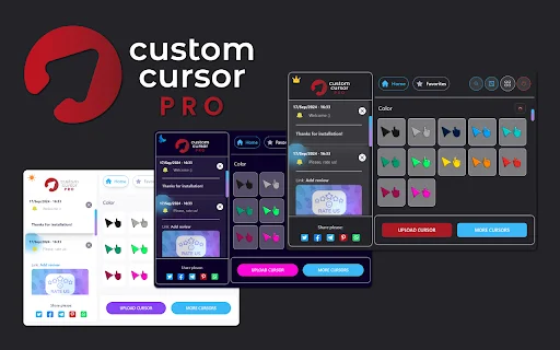 Custom Cursor Pro ڈاؤن لوڈ کریں – اپنے براؤزر کے لیے بہترین کسٹم کرسر - Screenshot 2