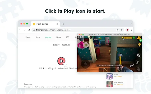 Flash Player چلائیں – کروم کے لیے بہترین فلیش ایمولیٹر ڈاؤن لوڈ کریں - Screenshot 3