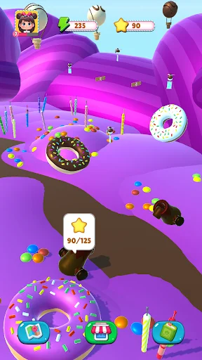 Sweet Merge Land ڈاؤن لوڈ کریں – مزیدار پہیلیاں اور کینڈی ایڈونچر - Screenshot 4