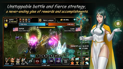 Bloodbound Lord: Idle RPG ڈاؤن لوڈ کریں – لامتناہی لڑائیاں اور ایکشن - Screenshot 3