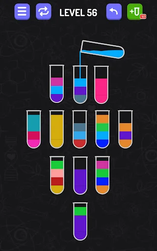 Water Sort ڈاؤن لوڈ کریں – بہترین اور دلچسپ پزل گیم - Screenshot 7