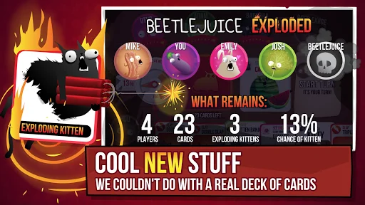 Exploding Kittens ڈاؤن لوڈ کریں – کلاسک کارڈ گیم کا ڈیجیٹل ورژن - Screenshot 18