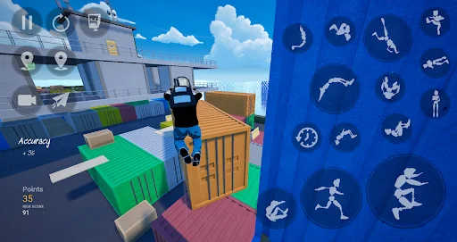 Ragkour: The Parkour Game ڈاؤن لوڈ کریں – بہترین فری رننگ گیم - Screenshot 4
