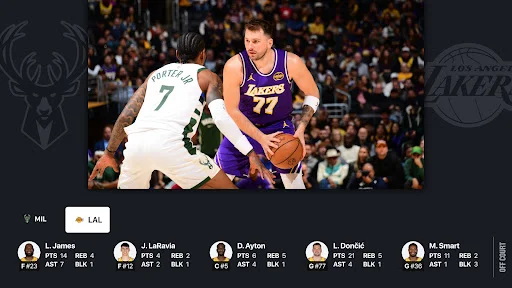NBA: Live Games & Scores ڈاؤن لوڈ کریں – براہ راست NBA میچز دیکھیں - Screenshot 24