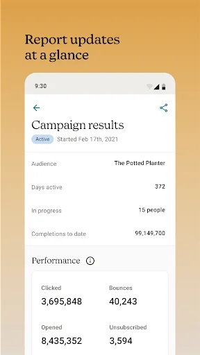 Mailchimp Email Marketing ایپ ڈاؤن لوڈ کریں – بلک ای میل اور اینالیٹکس - Screenshot 7