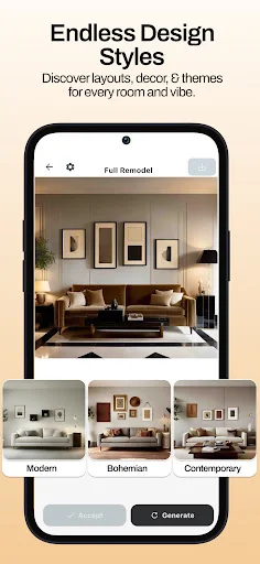 Remodel AI ڈاؤن لوڈ کریں – گھر کی تزئین و آرائش کے لیے بہترین ایپ - Screenshot 5