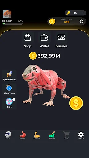 Hamster Clicker Earn Coins ڈاؤن لوڈ کریں – مفت سکے حاصل کریں - Screenshot 12