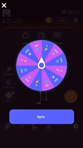 Hamster Clicker Earn Coins ڈاؤن لوڈ کریں – مفت سکے حاصل کریں - Screenshot 3