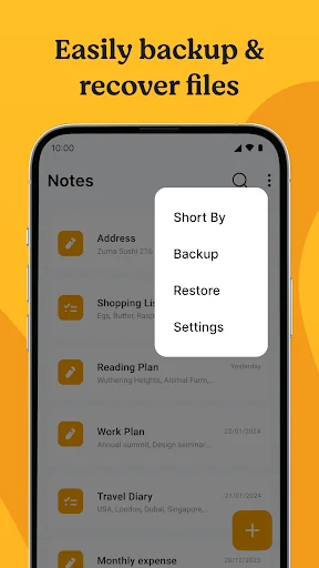 Notes App ڈاؤن لوڈ کریں – ٹو ڈو لسٹ اور آئیڈیاز آرگنائزر - Screenshot 6