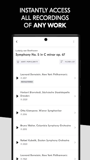 IDAGIO Stream Classical Music ڈاؤن لوڈ کریں – بہترین کلاسیکی موسیقی ایپ - Screenshot 7