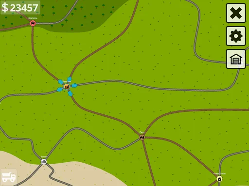 Mini Trucker ڈاؤن لوڈ کریں – بہترین 2D آف روڈ ٹرک سمیلیٹر گیم - Screenshot 18