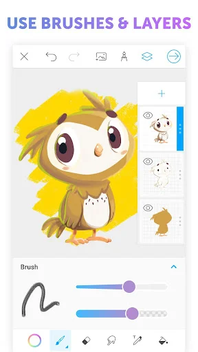 Picsart Color ایپ ڈاؤن لوڈ کریں – بہترین ڈیجیٹل ڈرائنگ اور پینٹنگ - Screenshot 3