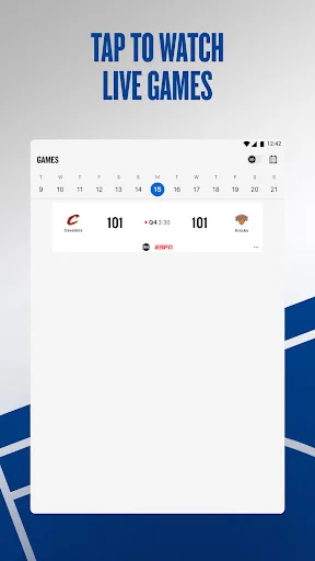NBA: Live Games & Scores ڈاؤن لوڈ کریں – براہ راست NBA میچز دیکھیں - Screenshot 9