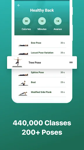 Yoga Poses ایپ ڈاؤن لوڈ کریں – ابتدائی افراد کے لیے بہترین یوگا - Screenshot 3