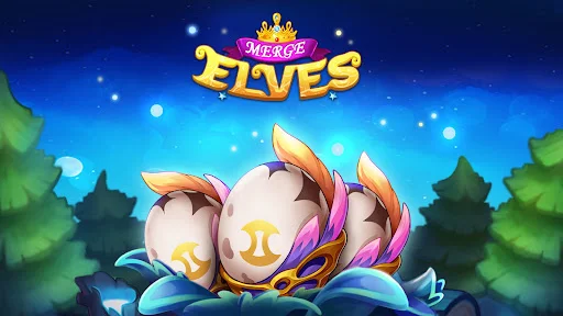 Merge Elves ڈاؤن لوڈ کریں – جادوئی گارڈن کا بہترین پزل گیم - Screenshot 1
