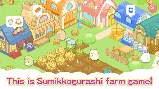 Sumikkogurashi Farm ڈاؤن لوڈ کریں – پیارا فارمنگ گیم اور سجاوٹ - Screenshot 7