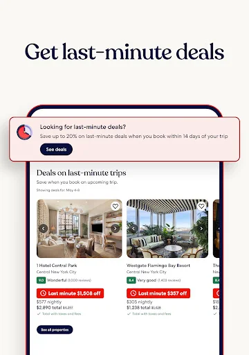 Hotels.com ایپ ڈاؤن لوڈ کریں – ہوٹل بکنگ اور سفری ڈیلز - Screenshot 8
