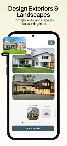Remodel AI ڈاؤن لوڈ کریں – گھر کی تزئین و آرائش کے لیے بہترین ایپ - Screenshot 3