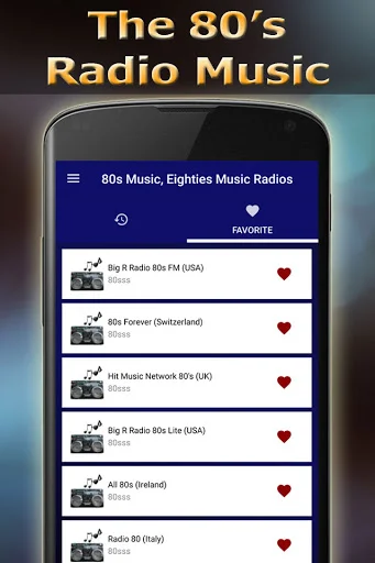 80s Music Radios ڈاؤن لوڈ کریں – 80 کی دہائی کی بہترین موسیقی مفت - Screenshot 3