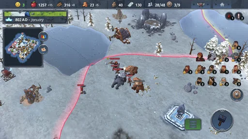 Northgard ڈاؤن لوڈ کریں – اینڈرائیڈ پر بہترین حکمت عملی کا کھیل - Screenshot 3