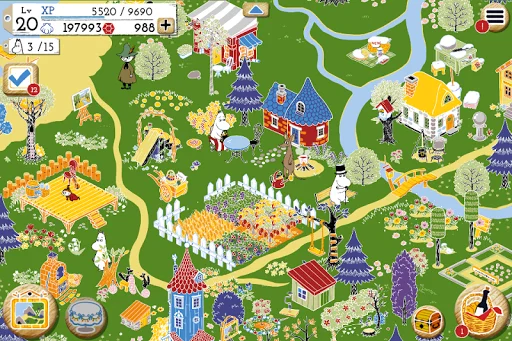 MOOMIN Welcome to Moominvalley ڈاؤن لوڈ کریں – پرسکون فارمنگ گیم - Screenshot 5
