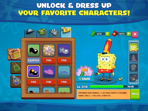 SpongeBob: Krusty Cook-Off ڈاؤن لوڈ کریں – بہترین کوکنگ گیم - Screenshot 22