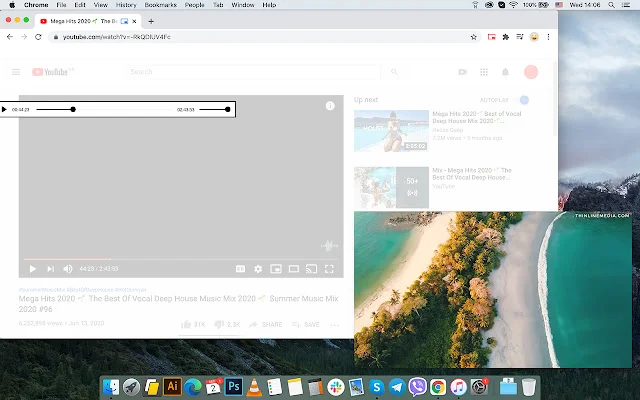 Picture-in-Picture with Playback Controls ڈاؤن لوڈ کریں – فلوٹنگ ویڈیو پلیئر - Screenshot 2