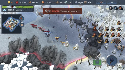 Northgard ڈاؤن لوڈ کریں – اینڈرائیڈ پر بہترین حکمت عملی کا کھیل - Screenshot 5