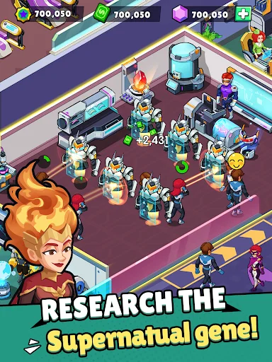Idle Superpower School ڈاؤن لوڈ کریں – سپر پاور اسکول گیم - Screenshot 15