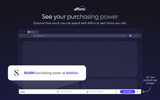 Affirm ڈاؤن لوڈ کریں – خریداری کو آسان اور قسطوں میں تقسیم کریں - Screenshot 2