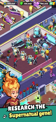 Idle Superpower School ڈاؤن لوڈ کریں – سپر پاور اسکول گیم - Screenshot 9
