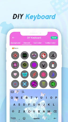 Cool Fonts Keyboard & Themes ڈاؤن لوڈ کریں – اسٹائلش فونٹس اور تھیمز - Screenshot 7