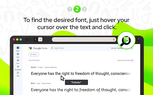 What Font – find font ڈاؤن لوڈ کریں – ویب فونٹس کی فوری شناخت کریں - Screenshot 2