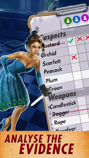 Clue: Classic Edition ڈاؤن لوڈ کریں – پراسرار جاسوسی گیم کا لطف اٹھائیں - Screenshot 17
