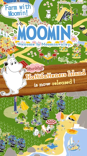 MOOMIN Welcome to Moominvalley ڈاؤن لوڈ کریں – پرسکون فارمنگ گیم - Screenshot 1
