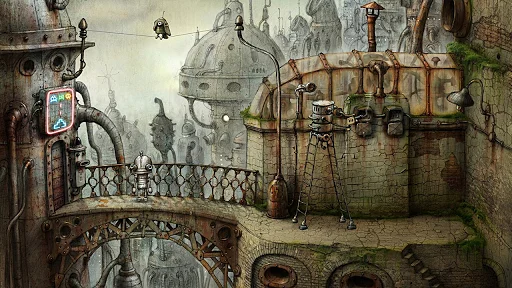 Machinarium ڈاؤن لوڈ کریں – روبوٹ سٹی ایڈونچر گیم پلے - Screenshot 31