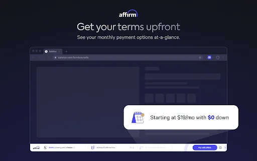 Affirm ڈاؤن لوڈ کریں – خریداری کو آسان اور قسطوں میں تقسیم کریں - Screenshot 4