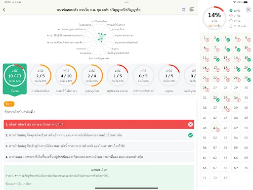 แนวข้อสอบ ก.พ. ایپ ڈاؤن لوڈ کریں – سرکاری امتحان کی تیاری - Screenshot 14